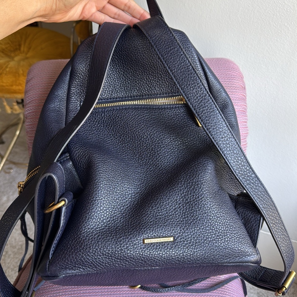 Rebecca Minkoff Navy Backpack - Picture 7 of 10